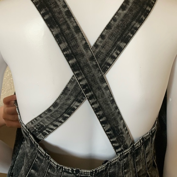 Free People Marina Pleated Denim Tank Top - Picture 11 of 12